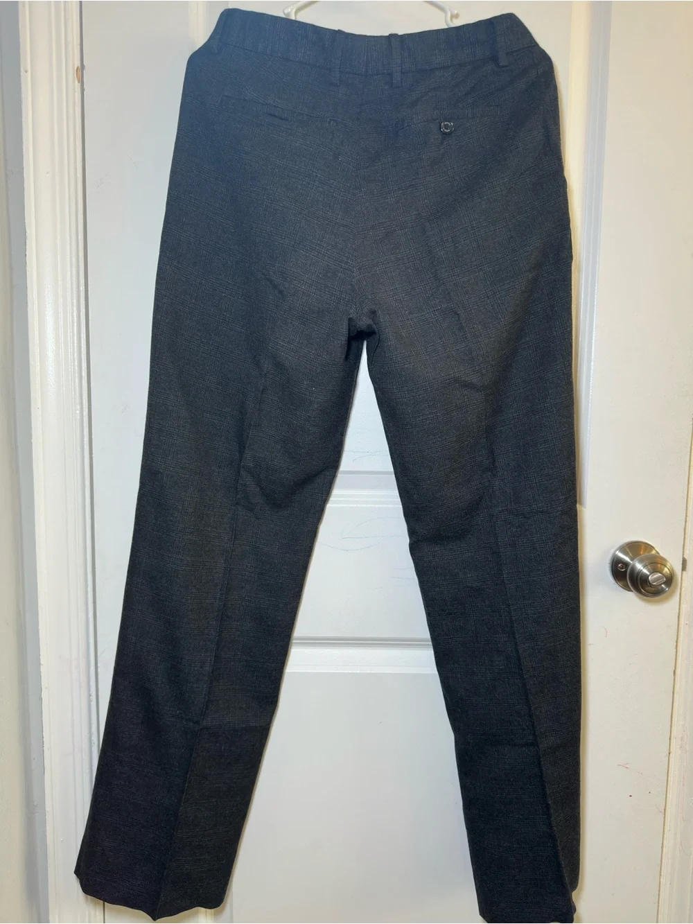 Banana Republic Dark Charcoal Straight Dress Pants